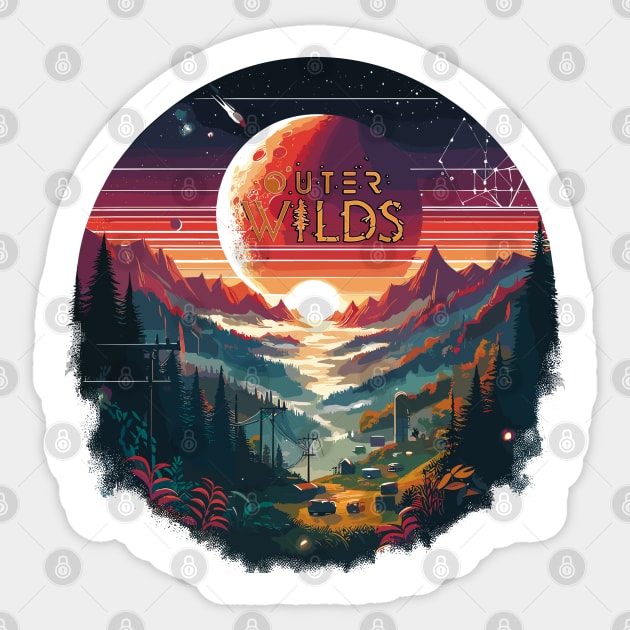 Outer Wilds Sticker by aswIDN